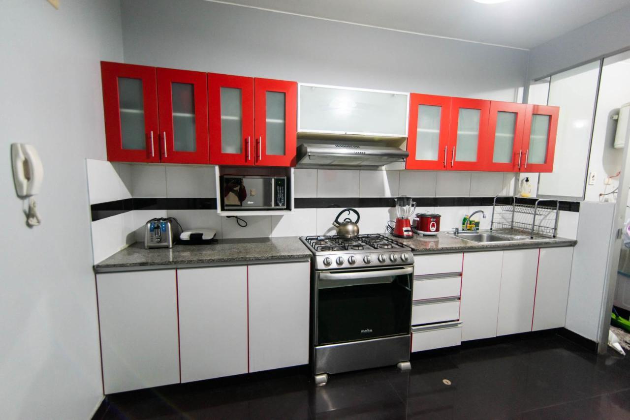 Miraflores Apartment Lima Bagian luar foto